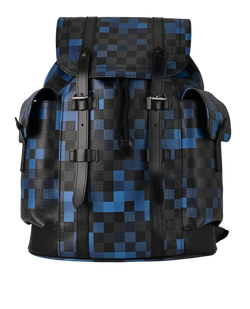 Christopher MM Backpack, Canvas, Black/Blue, NFC, DB, 2*
